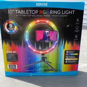 Bower RCG 10 inch ring light new